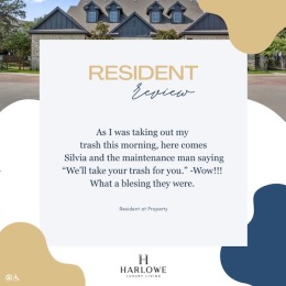 a resident review graphic