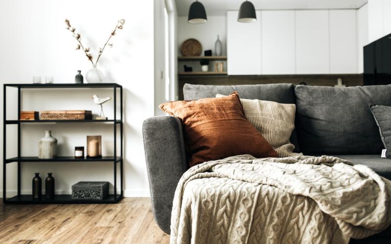 a couch in a living room